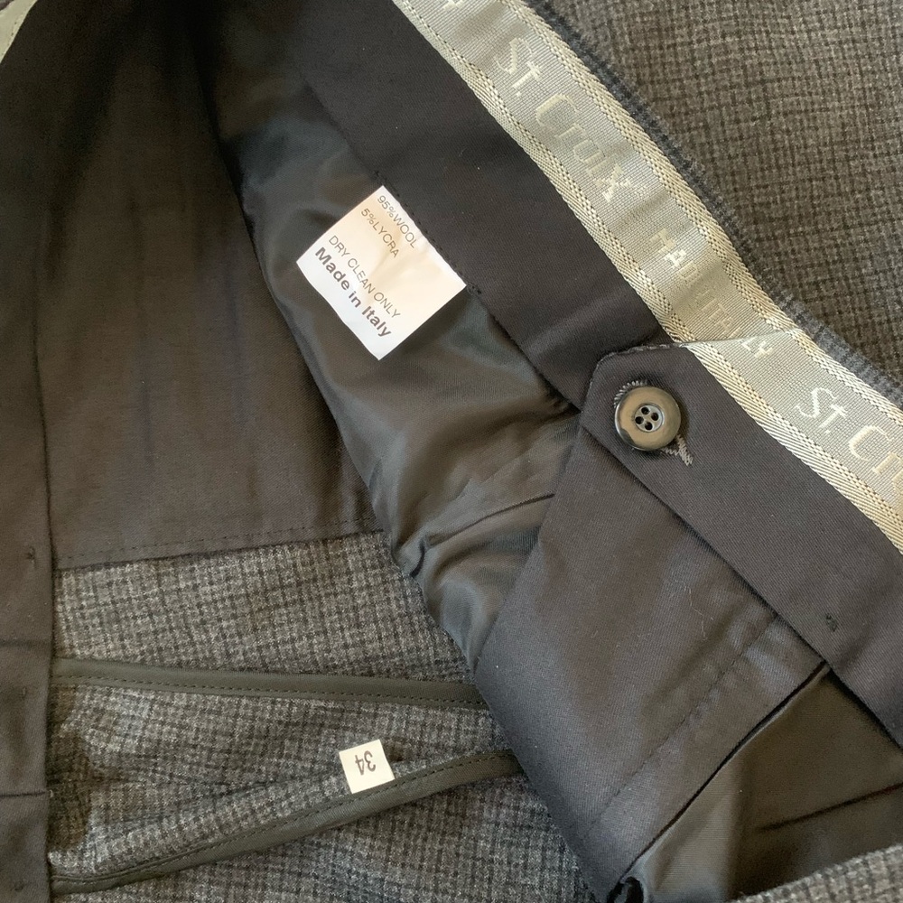 Men’s St Croix wool slacks dress pants - Picture 3 of 10